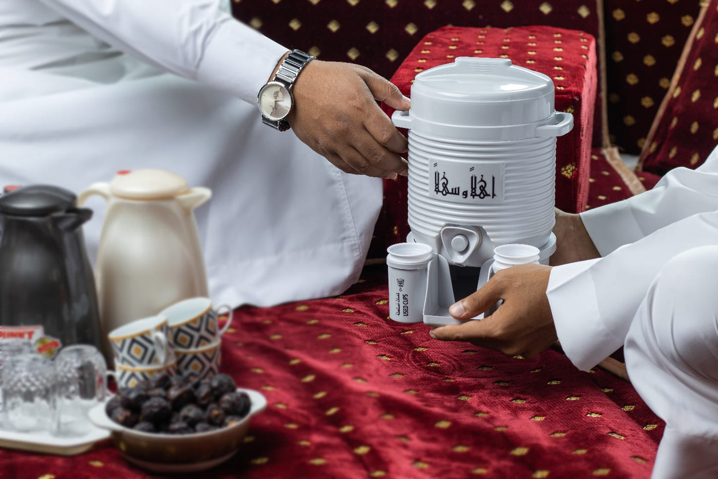 Mini Zamzam Dispenser | 2L | Grey | Haramain Inspired