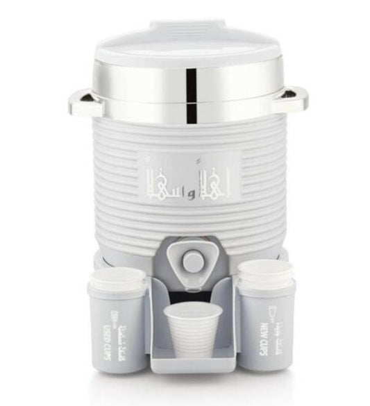 Mini Zamzam Dispenser | 2L | Grey/Silver | Haramain Inspired